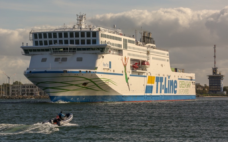 Prom Peter Pan TT-Line na trasie Świnoujście–Trelleborg
